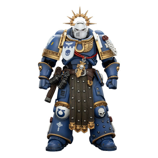 Warhammer 40,000 Actionfigur Ultramarines Torvald with Power Sword, Stormshield and Bolt Pistol 13 cm