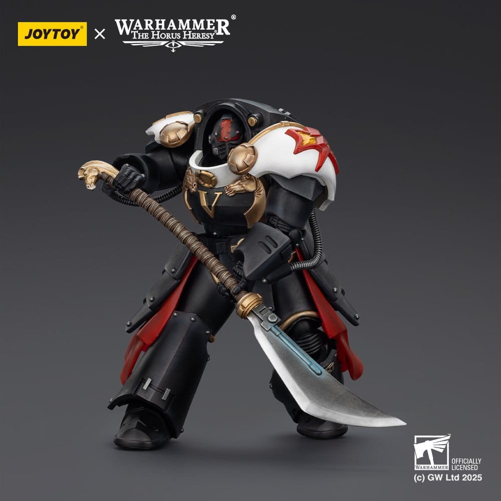 Warhammer The Horus Heresy Actionfigur White Scars Ebon Keshig Terminator 1 with Power Glaive 13 cm