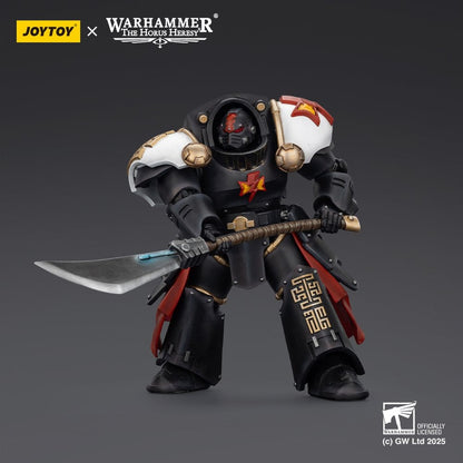 Warhammer The Horus Heresy Actionfigur White Scars Ebon Keshig Terminator 2 with Power Glaive 13 cm