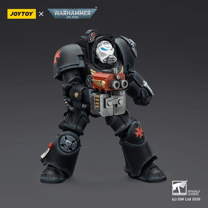 Warhammer 40,000 Actionfigur Black Templars Terminator 2 with Power Fist and Storm Bolter 14 cm
