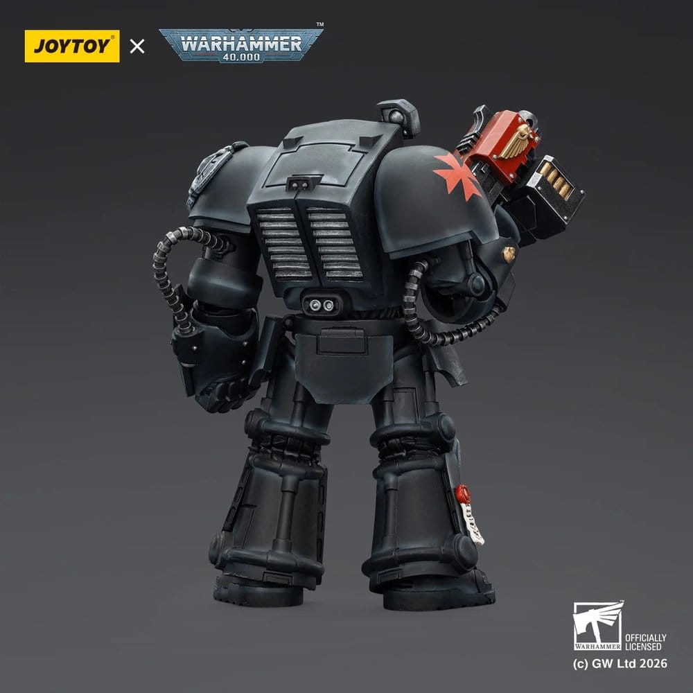 Warhammer 40,000 Actionfigur Black Templars Terminator 2 with Power Fist and Storm Bolter 14 cm