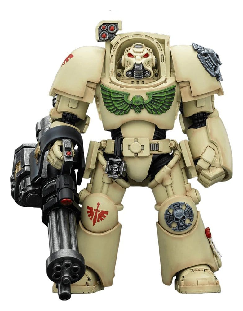 Warhammer 40,000 Actionfigur Dark Angels Deathwing Terminator 3 with Power Fist and Assault Cannon 14 cm