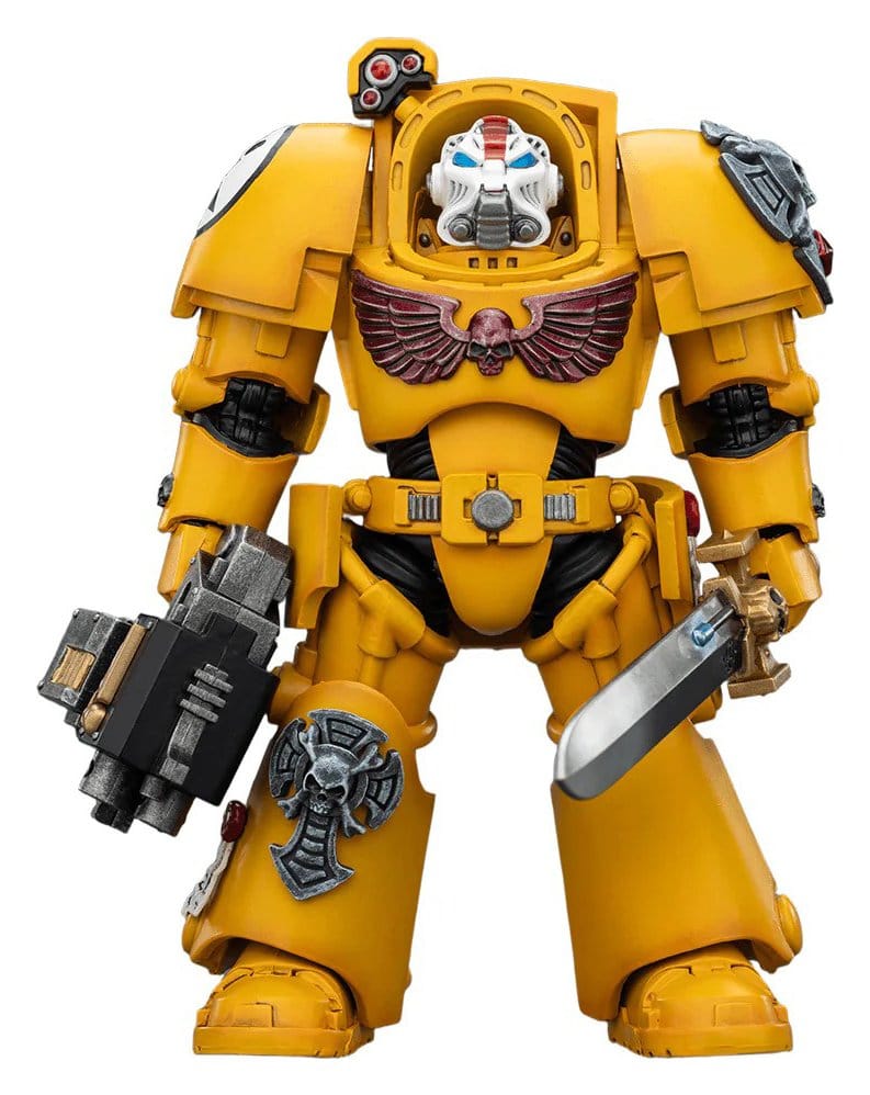 Warhammer 40,000 Actionfigur Imperial Fists Terminator 1 with Power Sword and Storm Bolter 14 cm