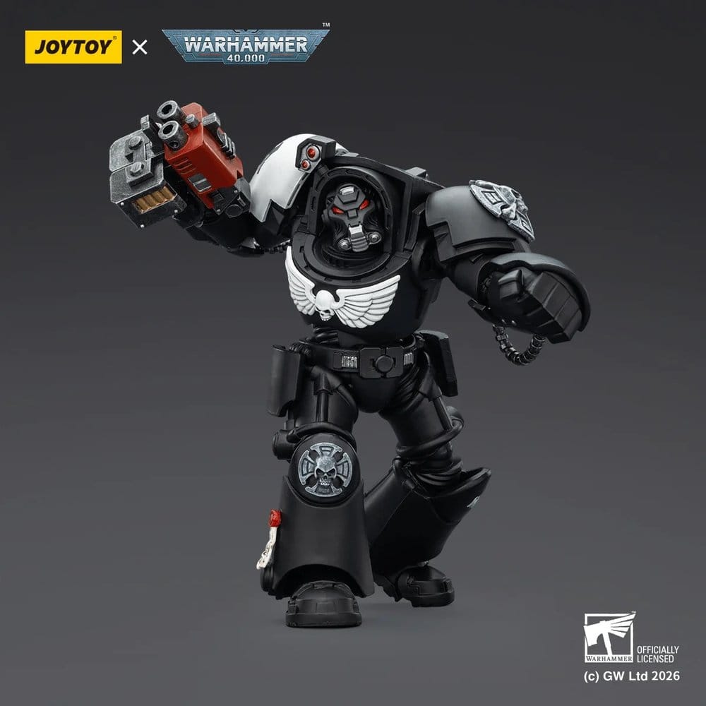 Warhammer 40,000 Actionfigur Raven Guard Terminator 2 with Power Fist and Storm Bolter 14 cm
