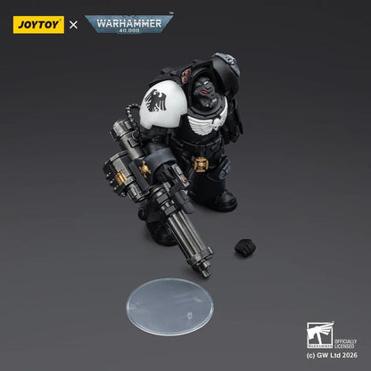 Warhammer 40,000 Actionfigur Raven Guard Terminator 3 with Power Fist and Assault Cannon 14 cm