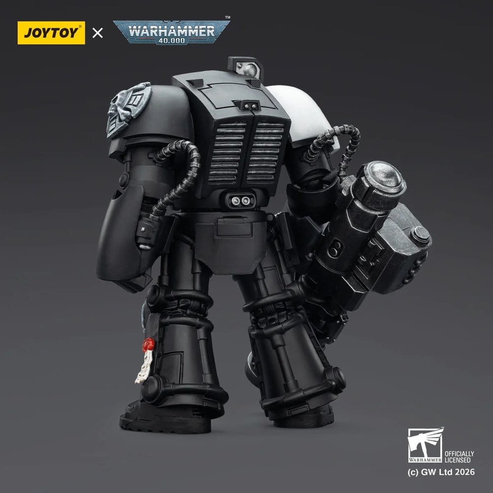 Warhammer 40,000 Actionfigur Raven Guard Terminator 3 with Power Fist and Assault Cannon 14 cm