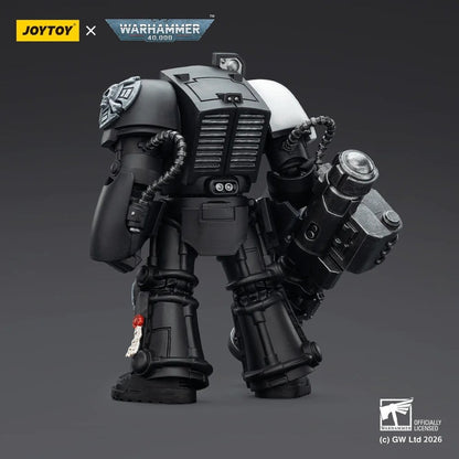 Warhammer 40,000 Actionfigur Raven Guard Terminator 3 with Power Fist and Assault Cannon 14 cm