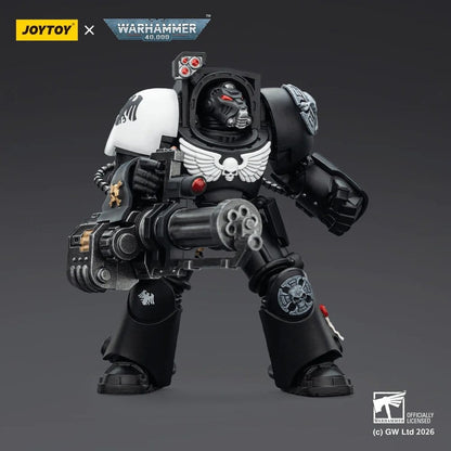 Warhammer 40,000 Actionfigur Raven Guard Terminator 3 with Power Fist and Assault Cannon 14 cm