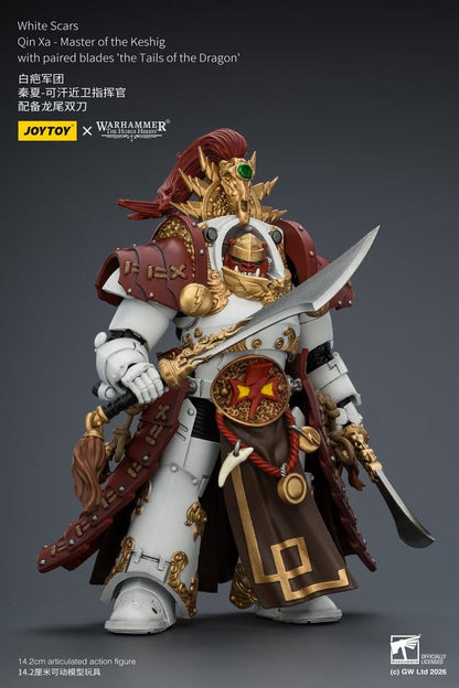 Warhammer The Horus Heresy Actionfigur White Scars Qin Xa - Master of the Keshig 14 cm