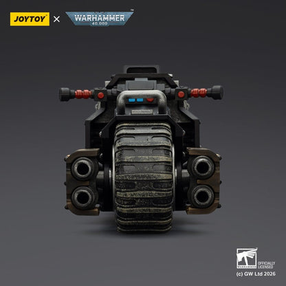 Warhammer 40,000 Raider-pattern Combat Bike Raven Guard with twin-linked bolt rifles 22 cm