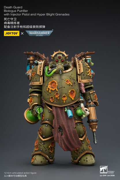 Warhammer 40,000 Actionfigur Death Guard Biologus Putrifier 12 cm