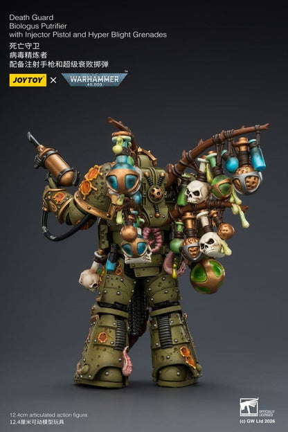 Warhammer 40,000 Actionfigur Death Guard Biologus Putrifier 12 cm