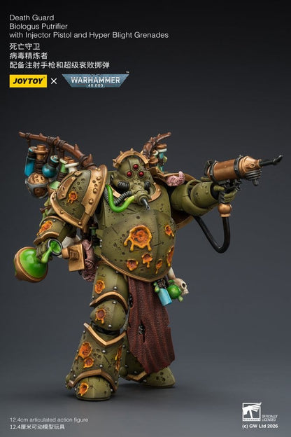 Warhammer 40,000 Actionfigur Death Guard Biologus Putrifier 12 cm