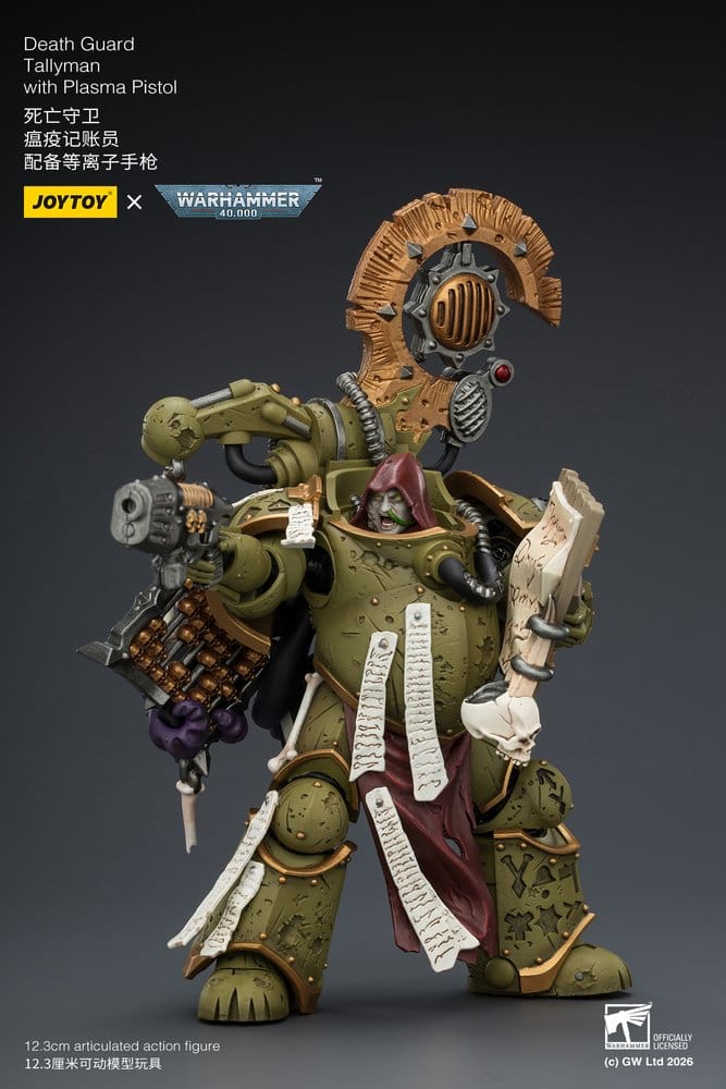 Warhammer 40,000 Actionfigur Death Guard Tallyman 12 cm