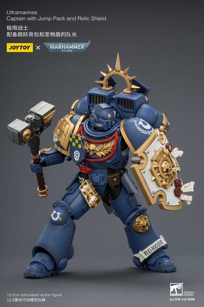 Warhammer Actionfigur Ultramarines Captain 13 cm