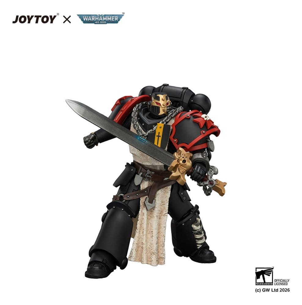 Warhammer Actionfigur Black Templars Crusader Ancient 12 cm