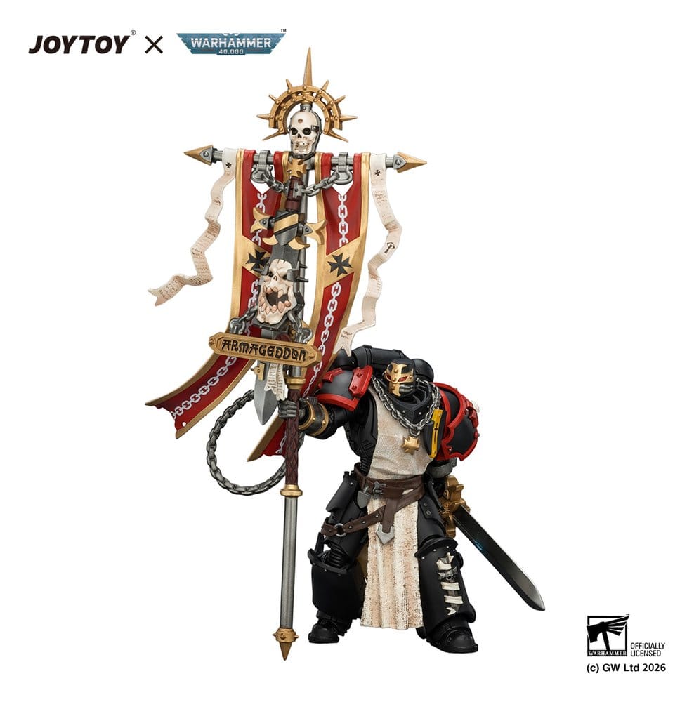 Warhammer Actionfigur Black Templars Crusader Ancient 12 cm