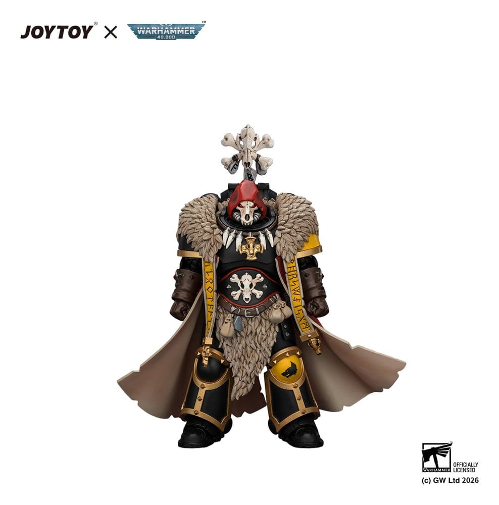 Warhammer Actionfigur Space Wolves Wolf Priest 12 cm
