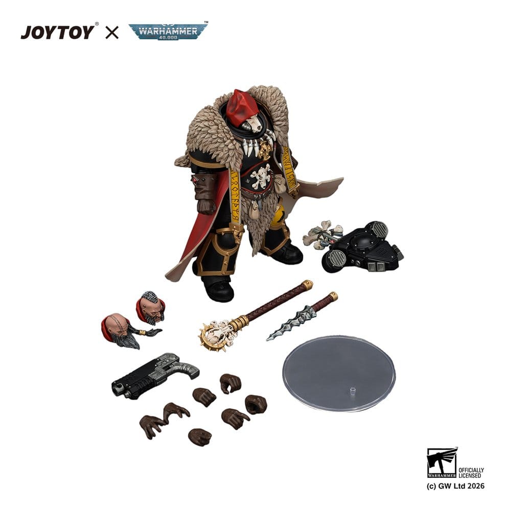 Warhammer Actionfigur Space Wolves Wolf Priest 12 cm