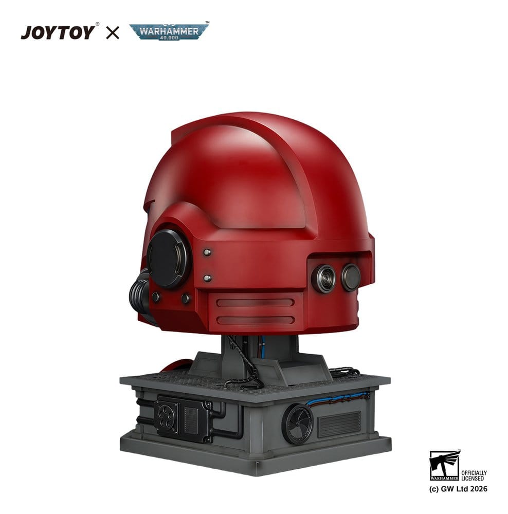 Warhammer Replik Blood Angels MkX Helm & Displayständer 44 cm