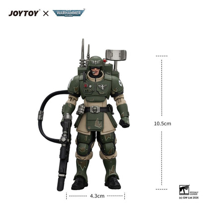 Warhammer Actionfigur Astra Militarum Kasrkin 3 with Hot-shot Lasgun and Vox-caster