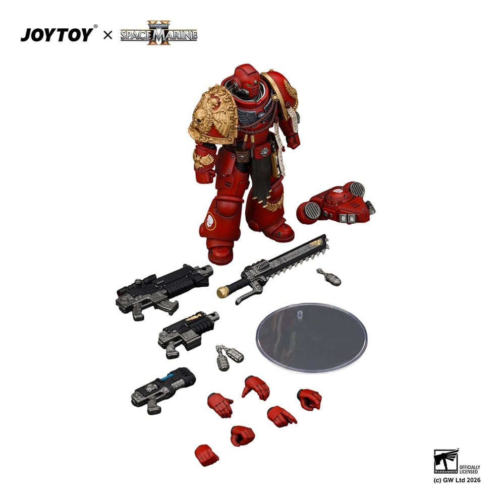Space Marine Game Edition Actionfigur Blood Angels Veteran 12 cm