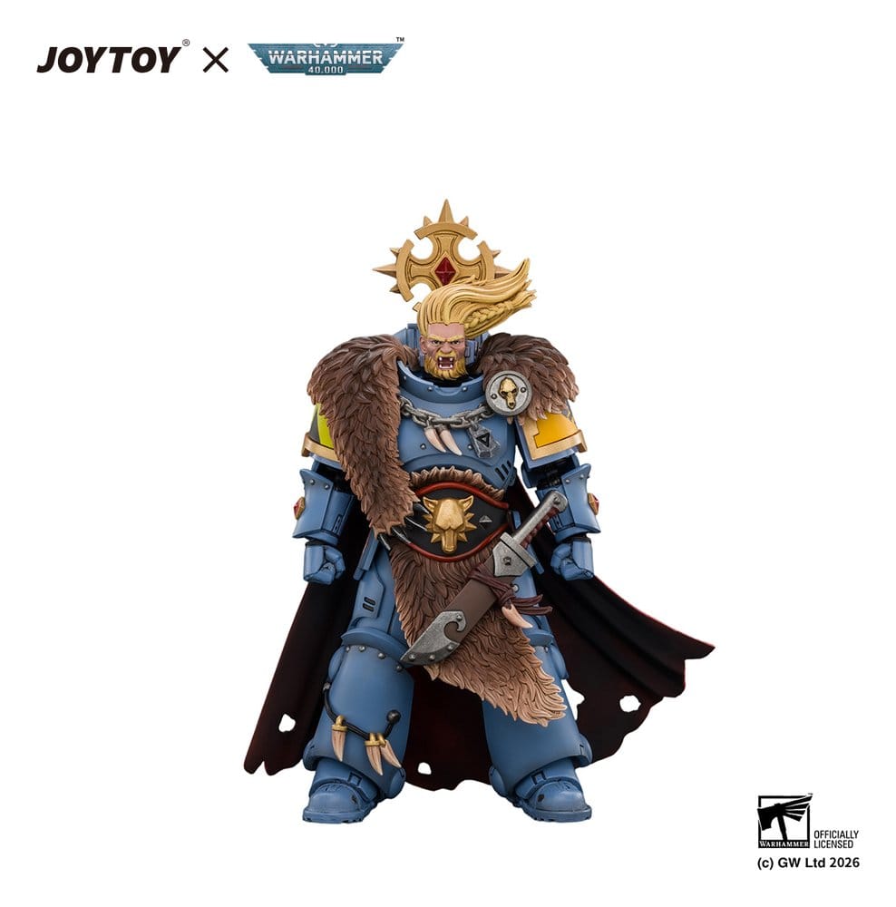 Space Marine Actionfigur Space Wolves Wolf Guard Battle Leader 12 cm