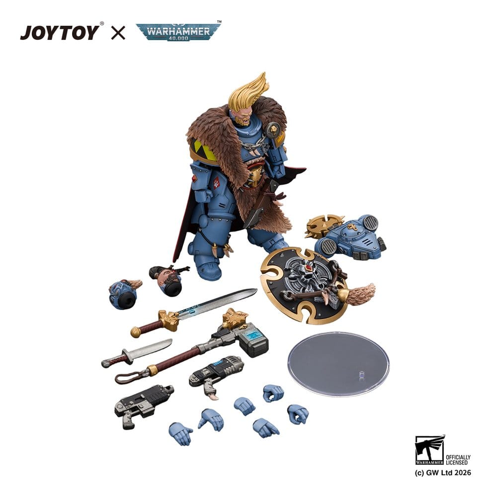 Space Marine Actionfigur Space Wolves Wolf Guard Battle Leader 12 cm
