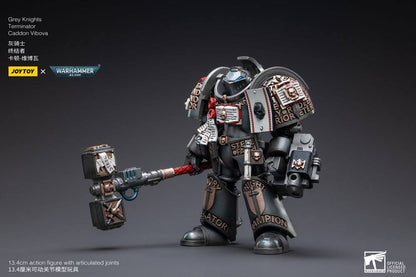 Warhammer 40k Actionfigur 1/18 Grey Knights Terminator Caddon Vibova 13 cm