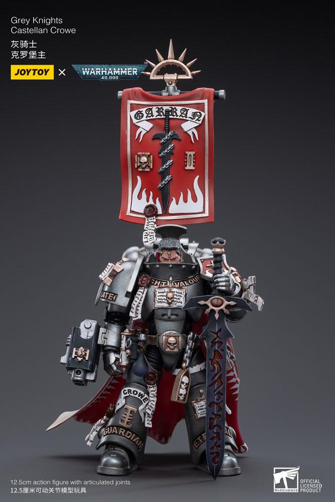 Warhammer 40k Actionfigur 1/18 Grey Knights Castellan Crowe 12 cm