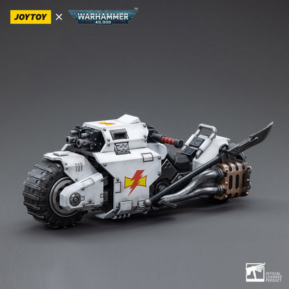 Warhammer 40k Fahrzeug 1/18 White Scars Raider-pattern Combat Bike 22 cm