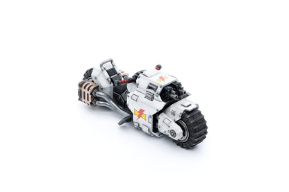 Warhammer 40k Fahrzeug 1/18 White Scars Raider-pattern Combat Bike 22 cm