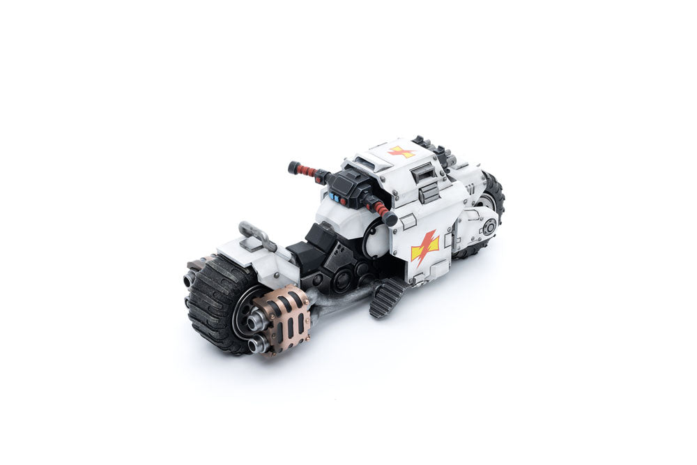 Warhammer 40k Fahrzeug 1/18 White Scars Raider-pattern Combat Bike 22 cm