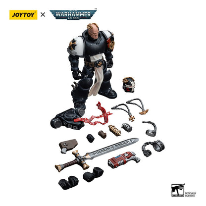 Warhammer 40k Actionfigur 1/18 Black Templars Emperor's Champion Bayard's Revenge 12 cm
