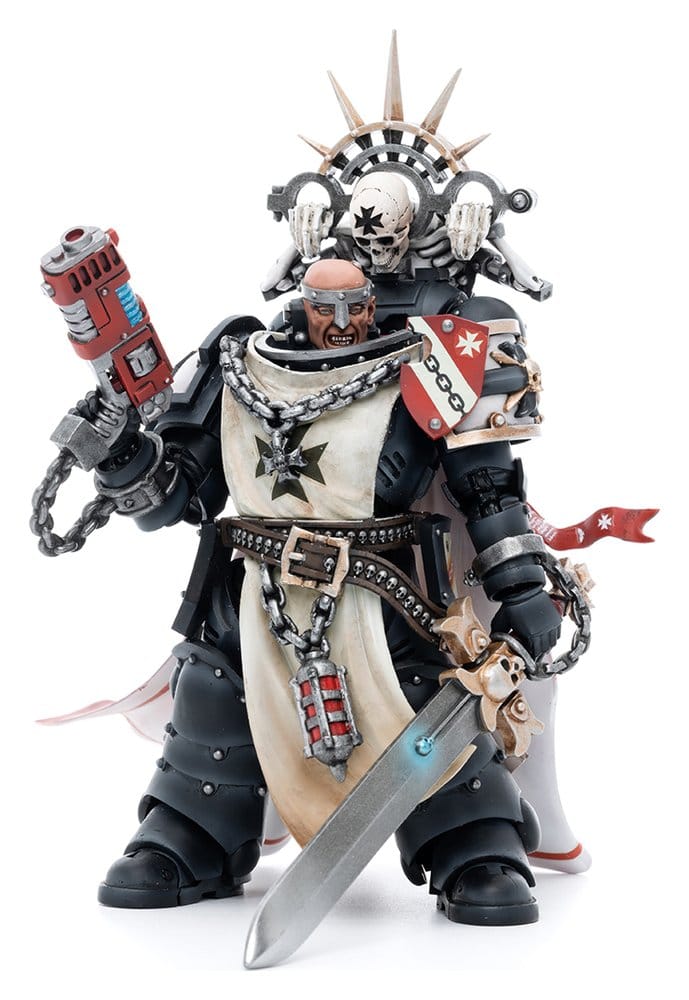 Warhammer 40k Actionfigur 1/18 Black Templars Marshal Baldeckrath 12 cm