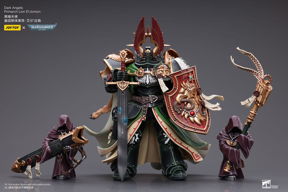 Warhammer 40k Actionfigur 1/18 Dark Angels Primarch Lion El' Jonson 18 cm Reproduktion