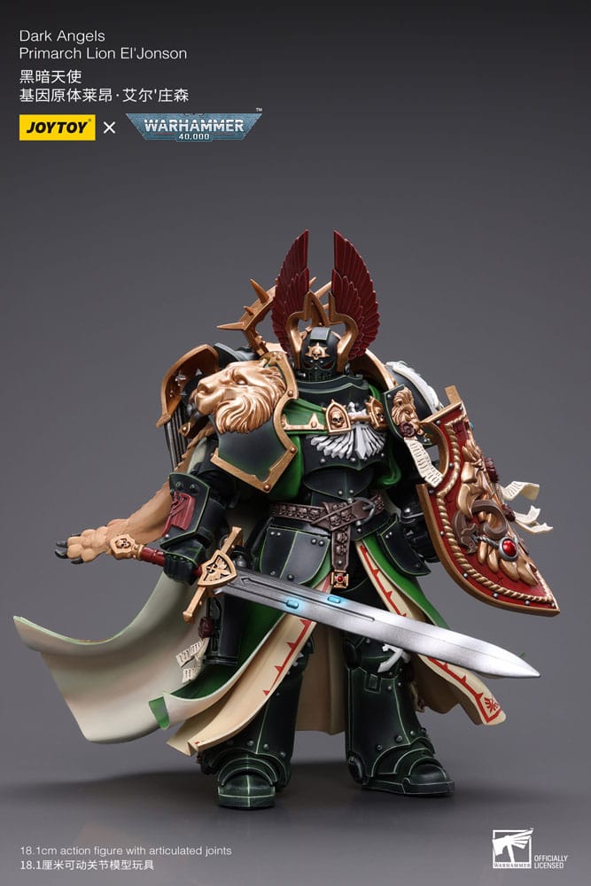 Warhammer 40k Actionfigur 1/18 Dark Angels Primarch Lion El' Jonson 18 cm Reproduktion