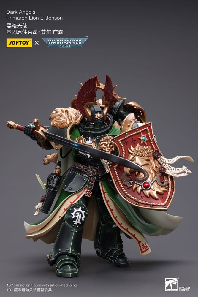 Warhammer 40k Actionfigur 1/18 Dark Angels Primarch Lion El' Jonson 18 cm Reproduktion