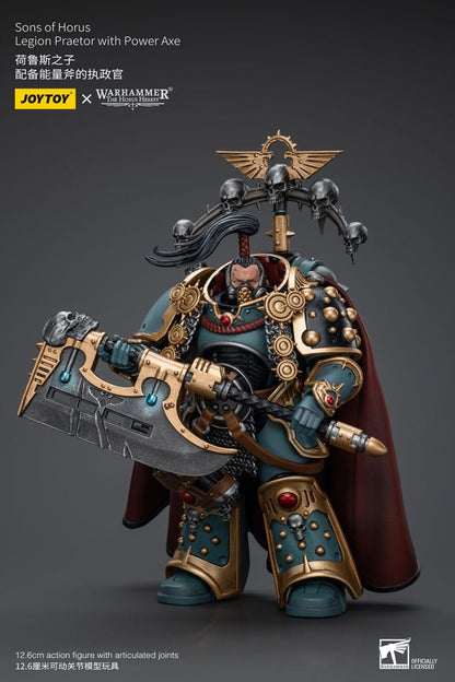 Warhammer The Horus Heresy Actionfigur 1/18 Sons of Horus Legion Praetor with Power Axe 12 cm