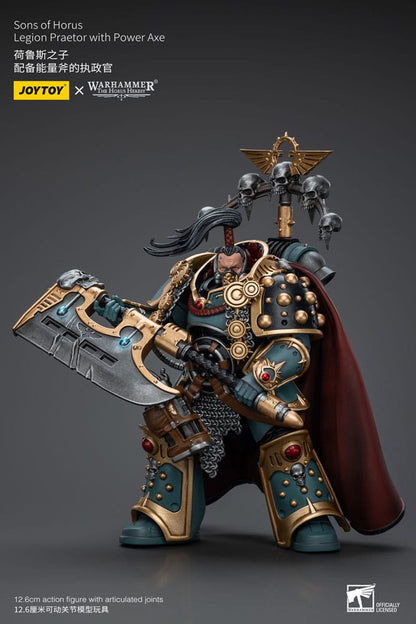 Warhammer The Horus Heresy Actionfigur 1/18 Sons of Horus Legion Praetor with Power Axe 12 cm
