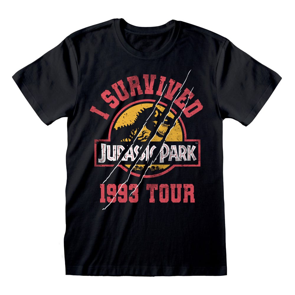 Jurassic Park T-Shirt I Survived 1993 Größe L