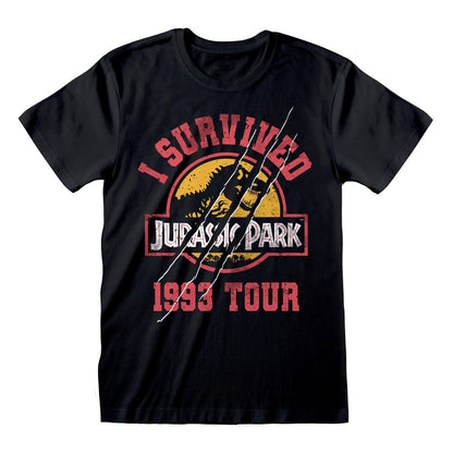 Jurassic Park T-Shirt I Survived 1993 Größe L