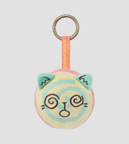 Meowcaron Plüsch Taschenanhänger Spiral 7 cm