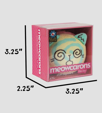 Meowcaron Plüsch Taschenanhänger Spiral 7 cm