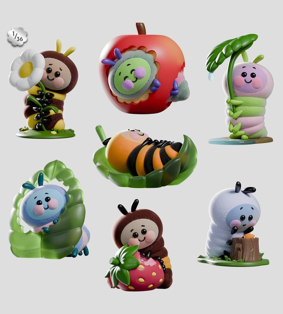 Wooly Bear and Friends Vinyl Minifiguren S1 13 cm Blind Box Display (6)