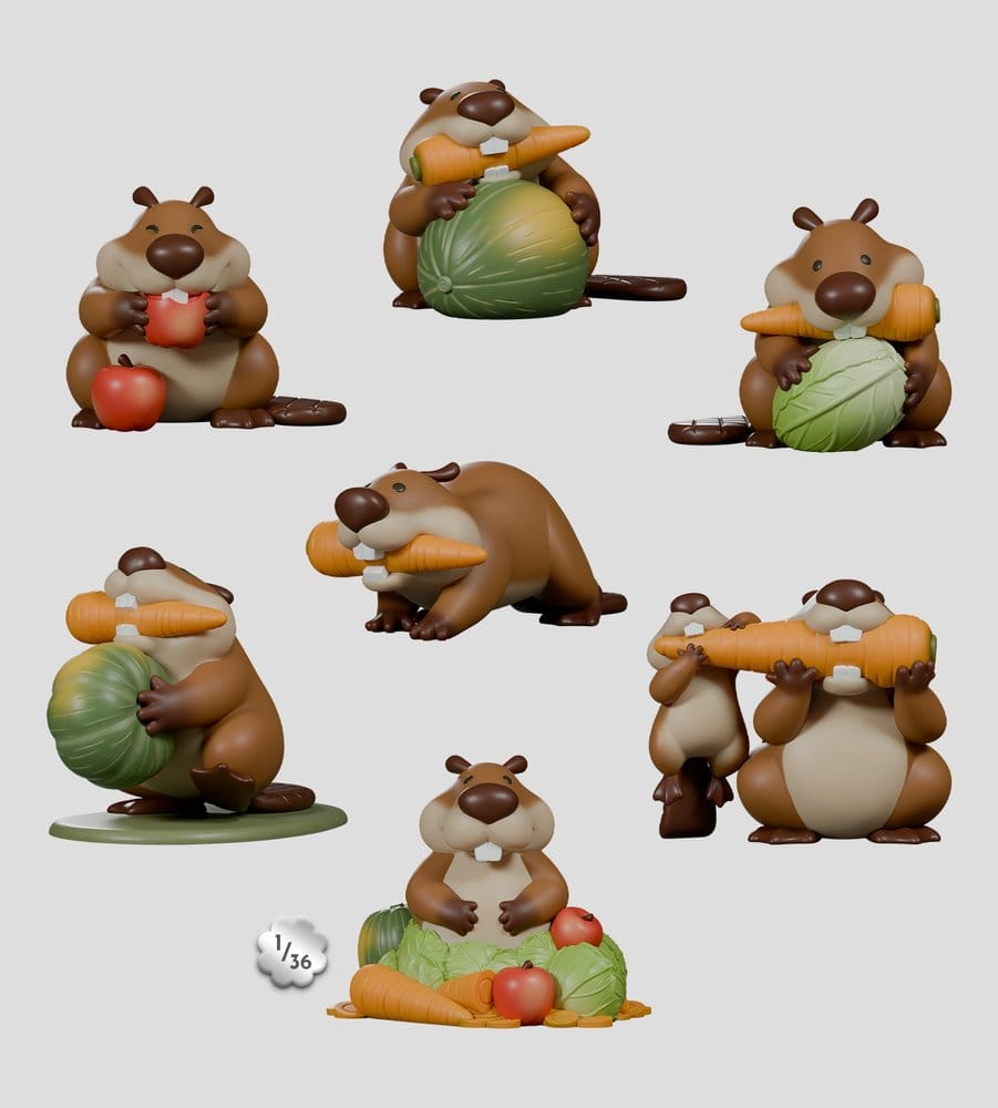 MisBEAVhaving Minifiguren S1 5 cm Blind Box Display (6)