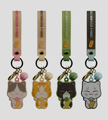 Manecookie Neko Silikon-Schlüsselanhänger S1 13 cm Blind Box Display (8)
