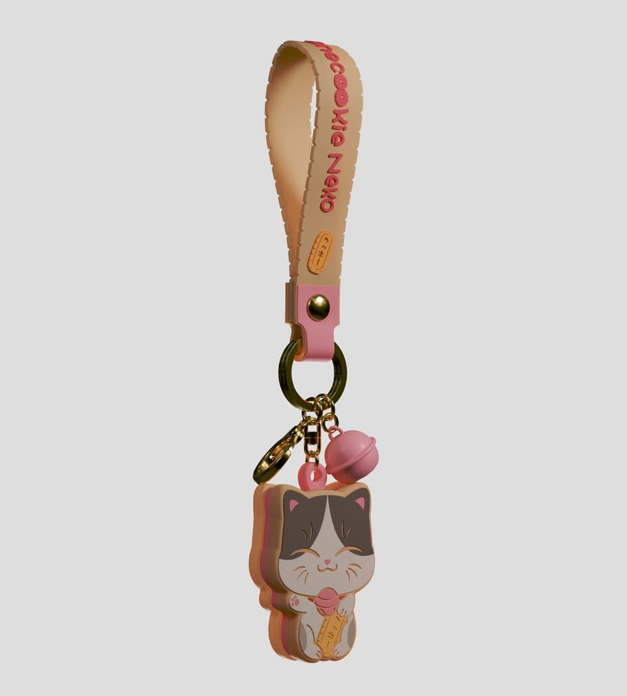 Manecookie Neko Silikon-Schlüsselanhänger S1 13 cm Blind Box Display (8)