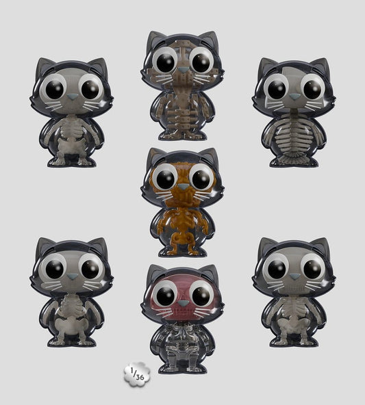 Catscans Minifiguren S2 Bare Bones 6 cm Blind Box Display (6)