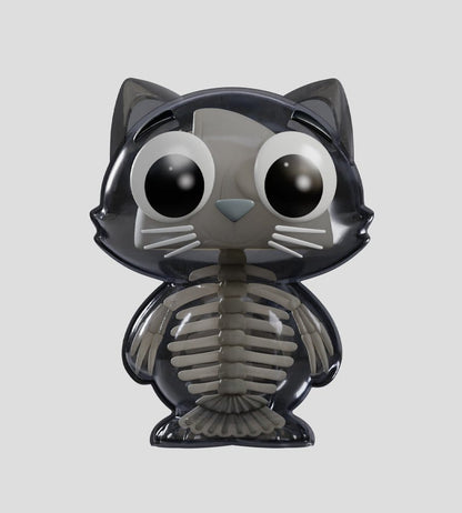 Catscans Minifiguren S2 Bare Bones 6 cm Blind Box Display (6)